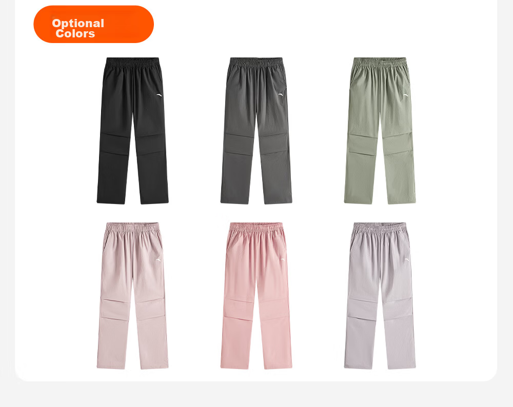 Anta Kids Pants Boys Girls Summer Breathable Loose Outdoor Cargo Sports Pants A52626509 42